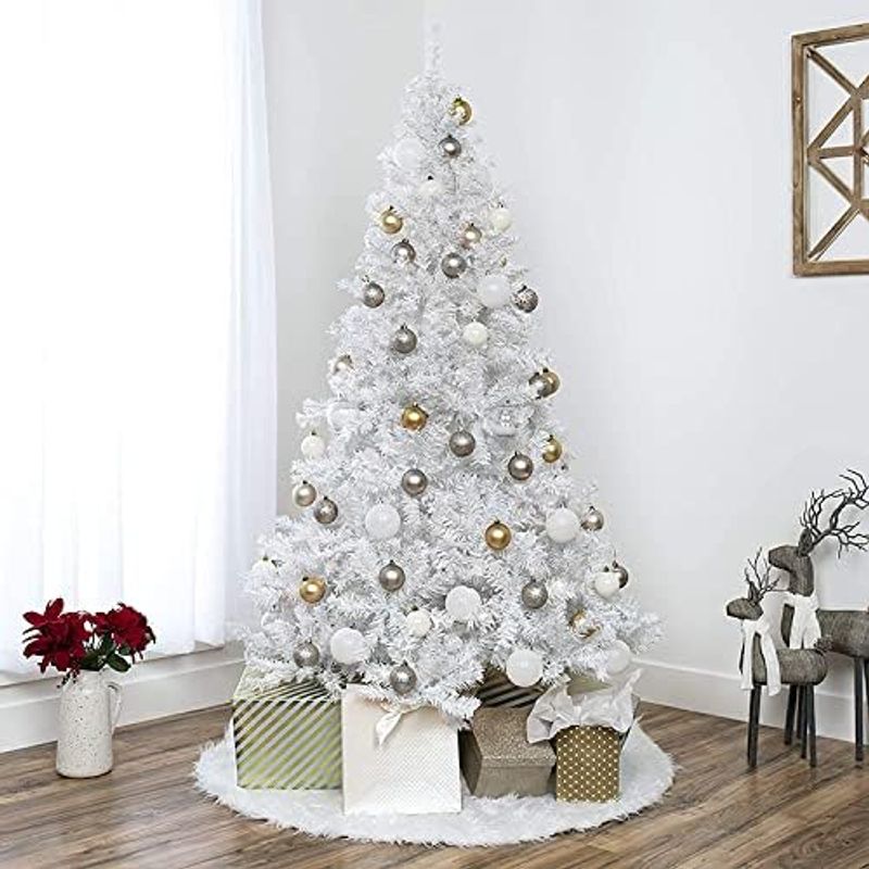 GENERICO - ARBOL NAVIDEÑO BLANCO SUPER PREMIUM NEVADO 1.50 MTS LAN-150BL