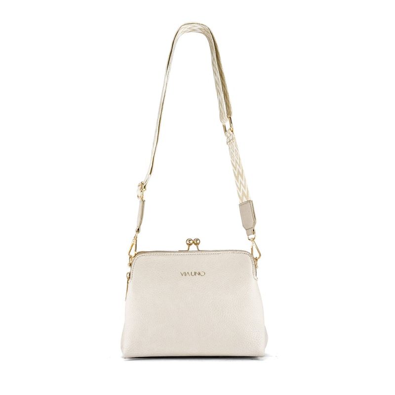 VIA UNO - Cartera Via Uno RH3337 Beige - Mujer