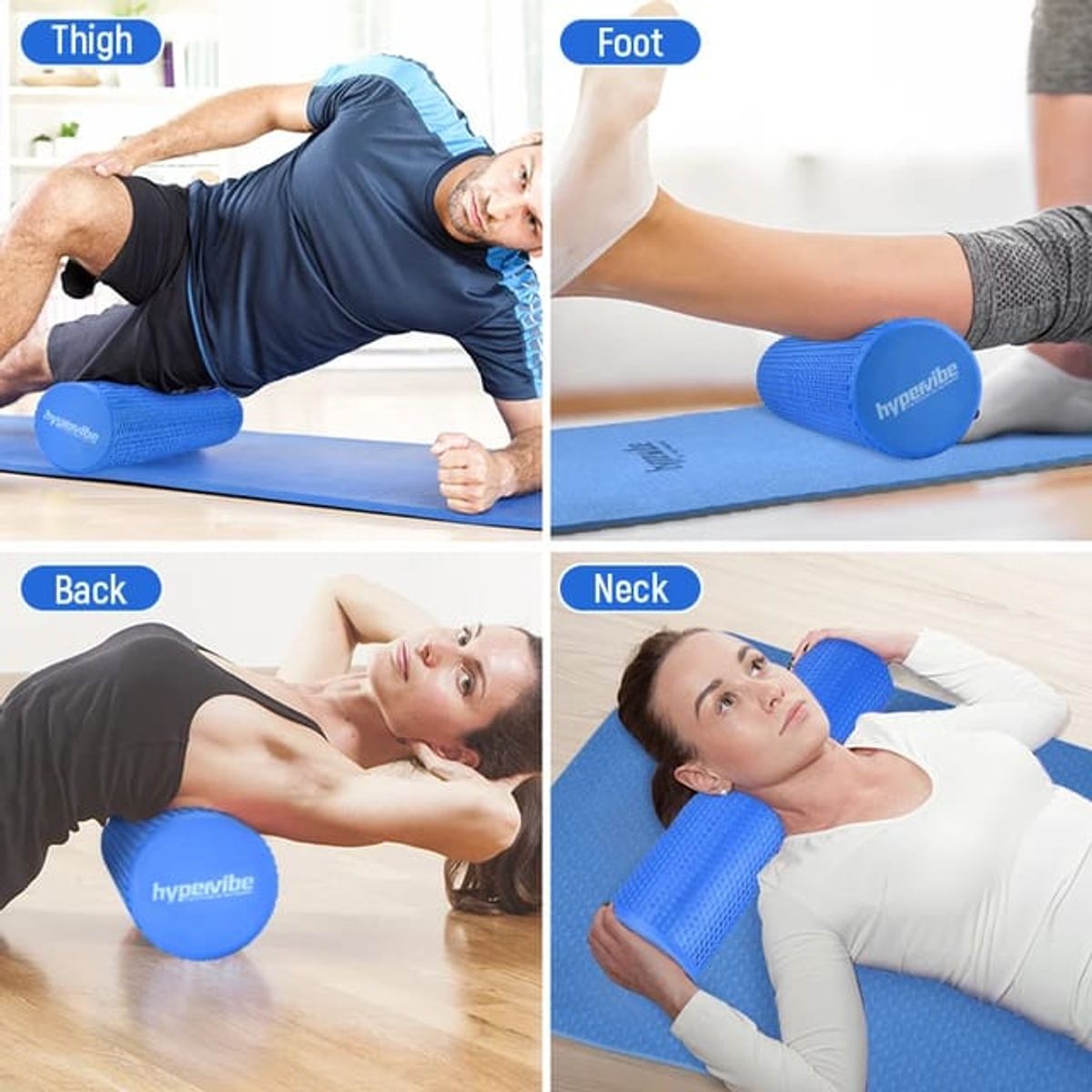 GENERICO - rodillo yoga 60 cm alta densidad eva foam