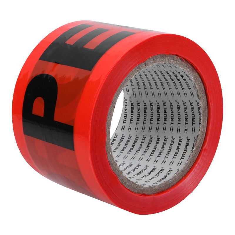 TRUPER - Cinta 3" x 100m de Seguridad Peligro 13979 Truper
