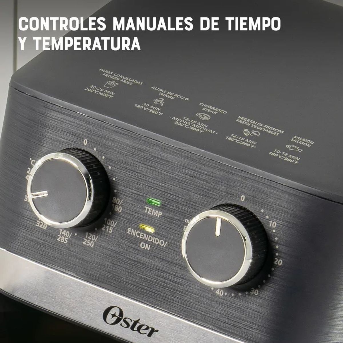 OSTER - Freidora de Aire Manual Oster 4L CKSTAF401MDF
