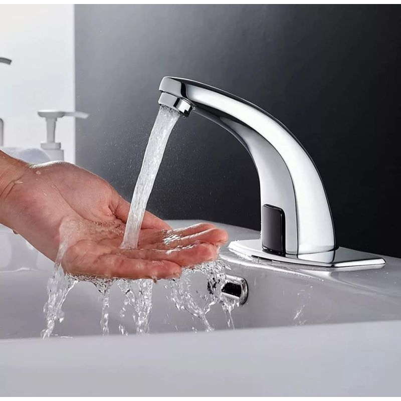 GENERICO - Grifo Caño con Sensor Automático Baño Moderno Premium