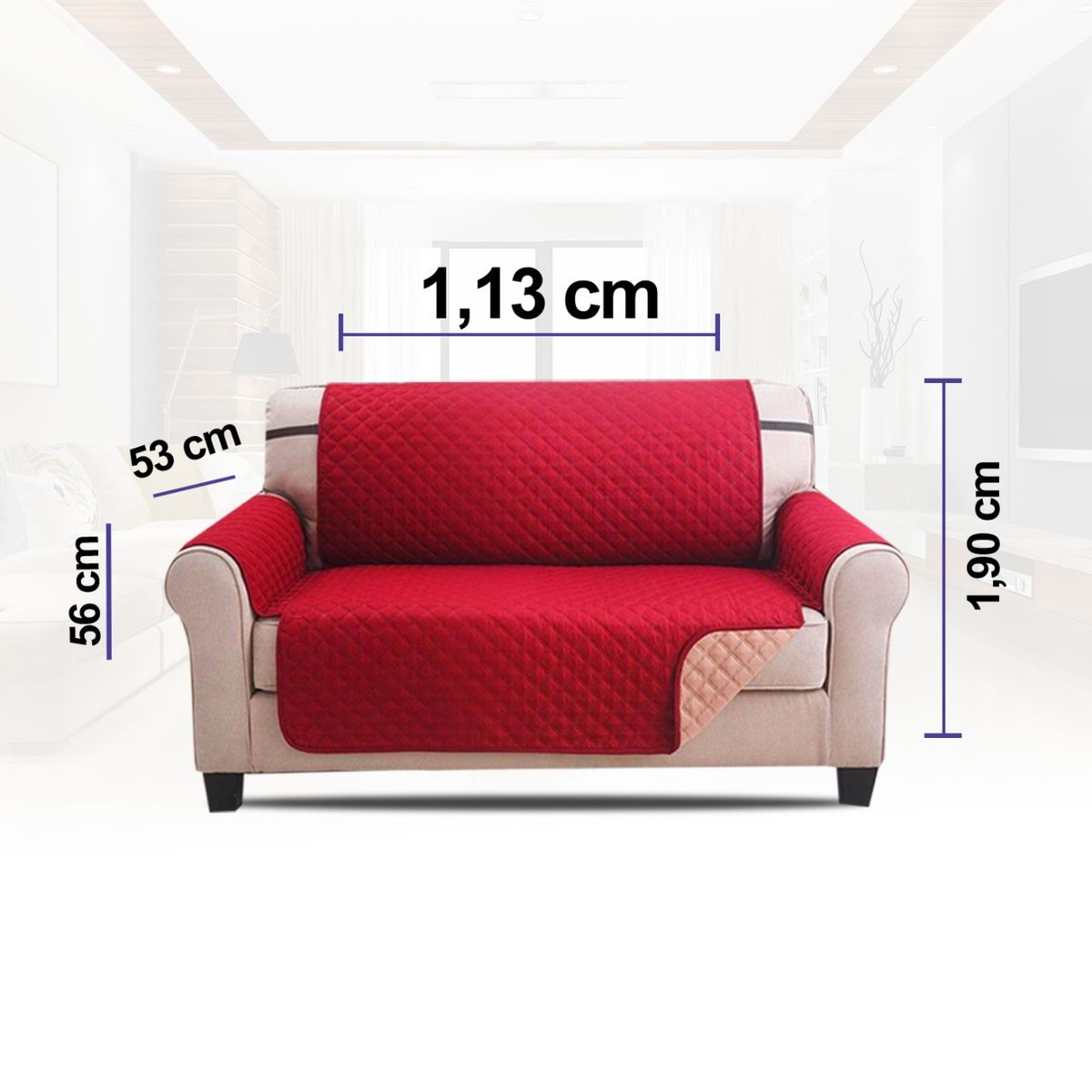 CRISAL - Cobertor de Sofa 2 cuerpos