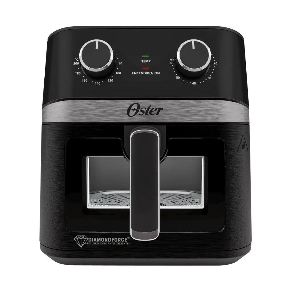 OSTER - Freidora de Aire Manual Oster conVentana y Luz Interna 6L CKSTAF60WMDF