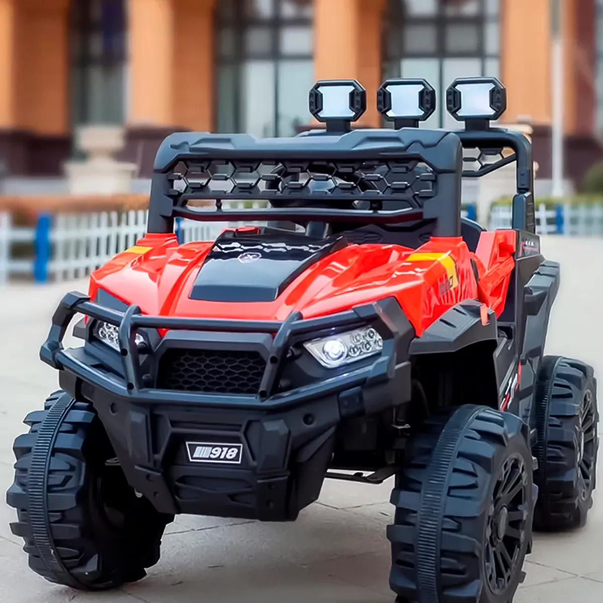 GENERICO - Camioneta Electrica para Niños + Control Remoto Color Rojo