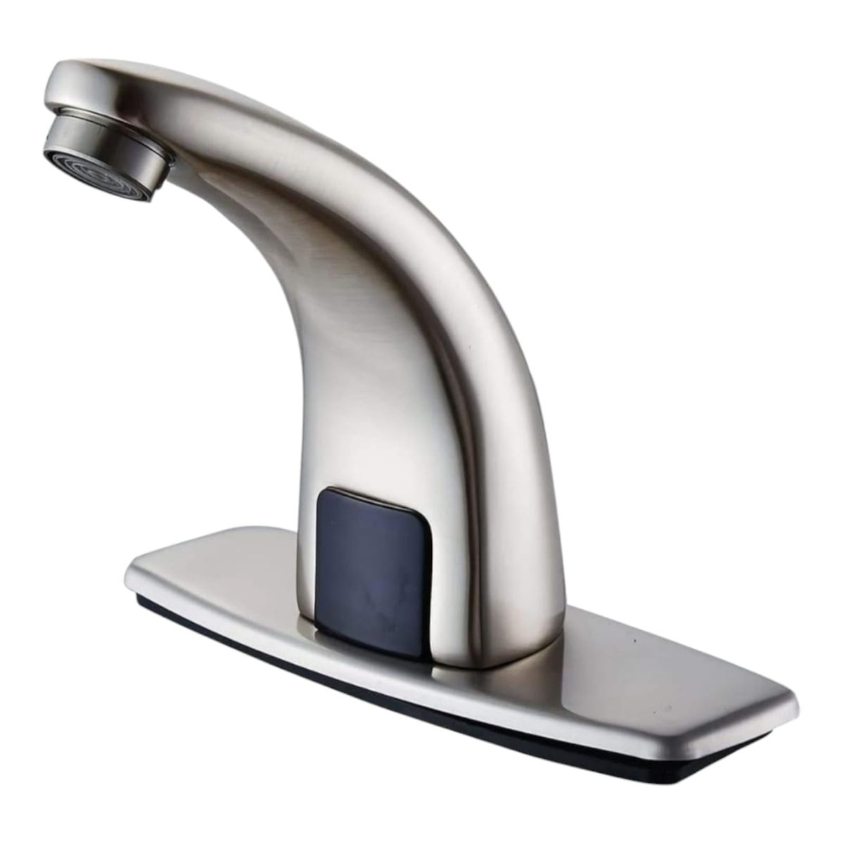 GENERICO - Grifo Caño Sensor Infrarojo para Baño Cuerpo Bronce Acero Cepillado