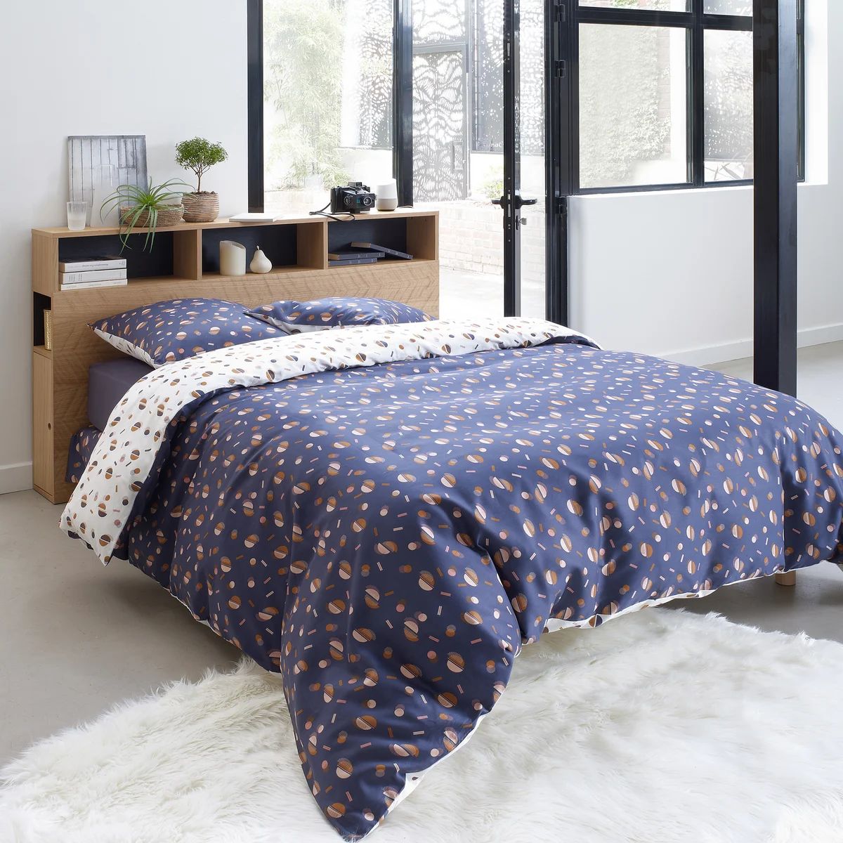 TU MESITA - Cabecera de cama con organizador Regina color Haya TU MESITA