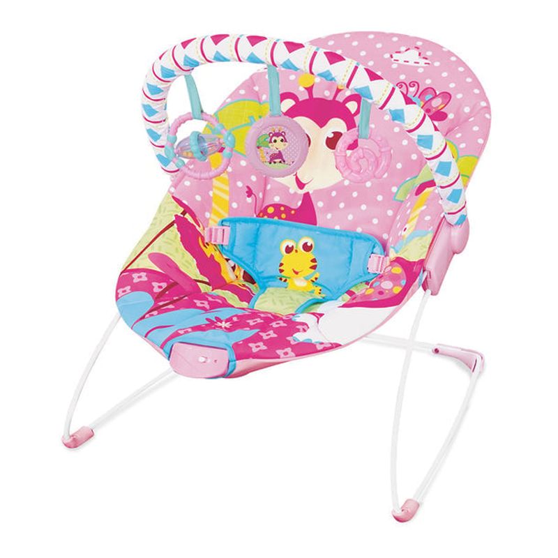 INFANTI - SILLA NIDO VIBRACIONES SAFARI PINK