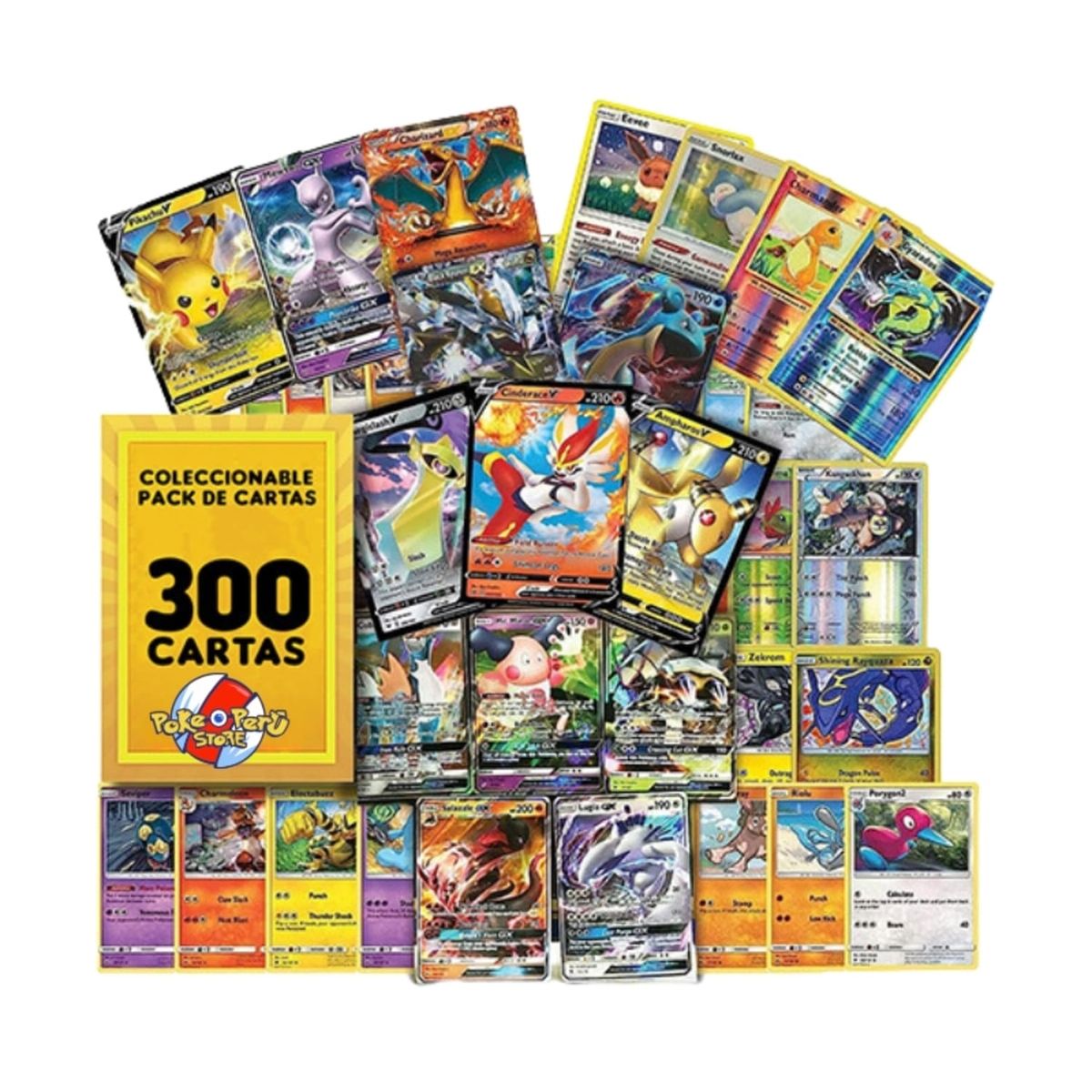 POKEMON - LOTE 300 CARTAS AL AZAR POKEMON TCG