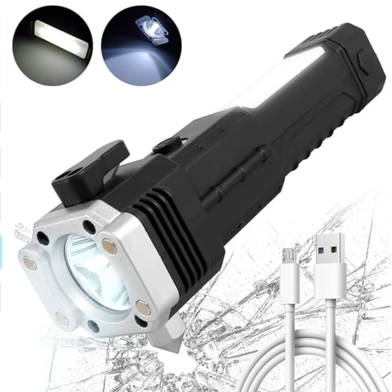OEM - Linterna Martillo Recargable Usb Potente Luz