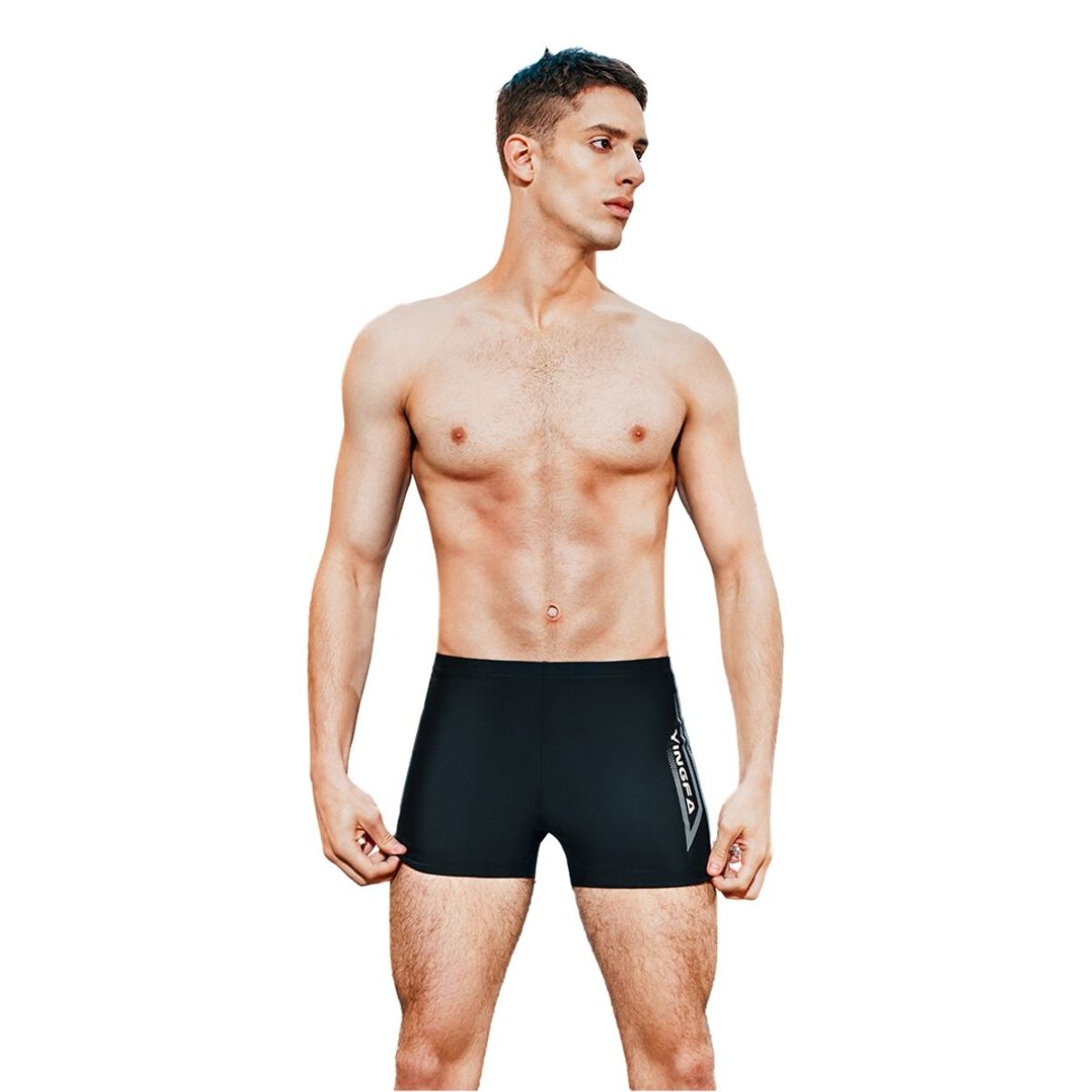 TYT SPORTS - Traje de Baño Hombre YINGFA Trunks Lateral Color Solid