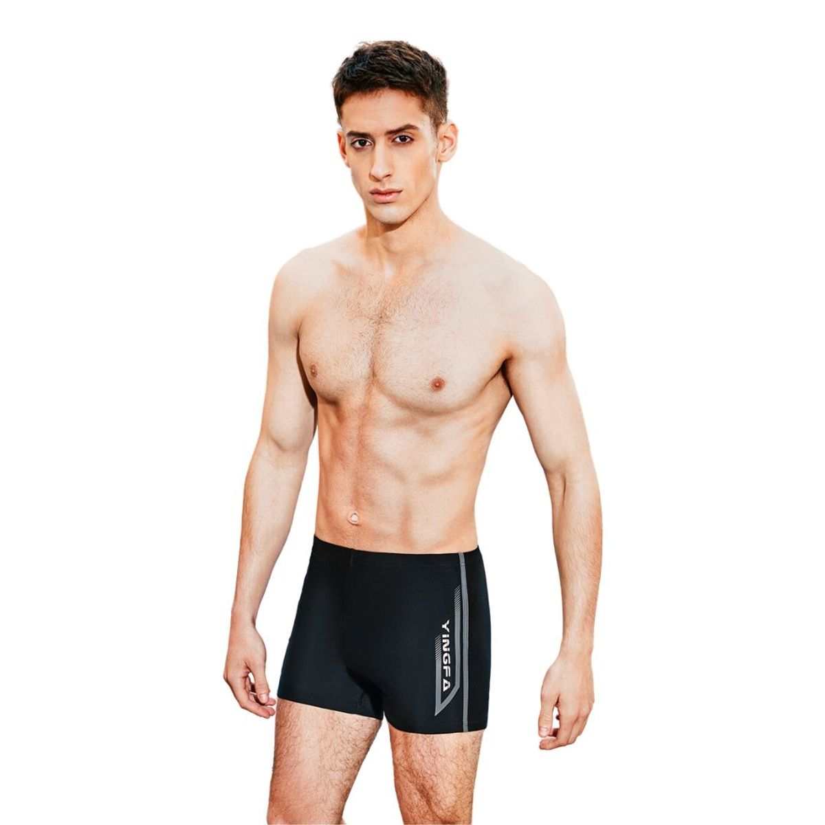 TYT SPORTS - Traje de Baño Hombre YINGFA Trunks Lateral Color Solid