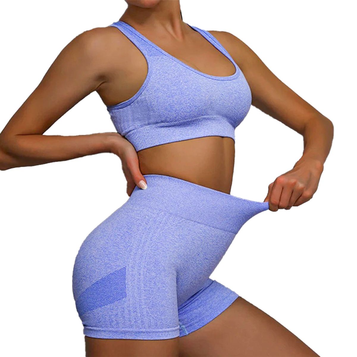 GENERICO - CONJUNTO SHORT PUSH UP Y TOP CON COPA