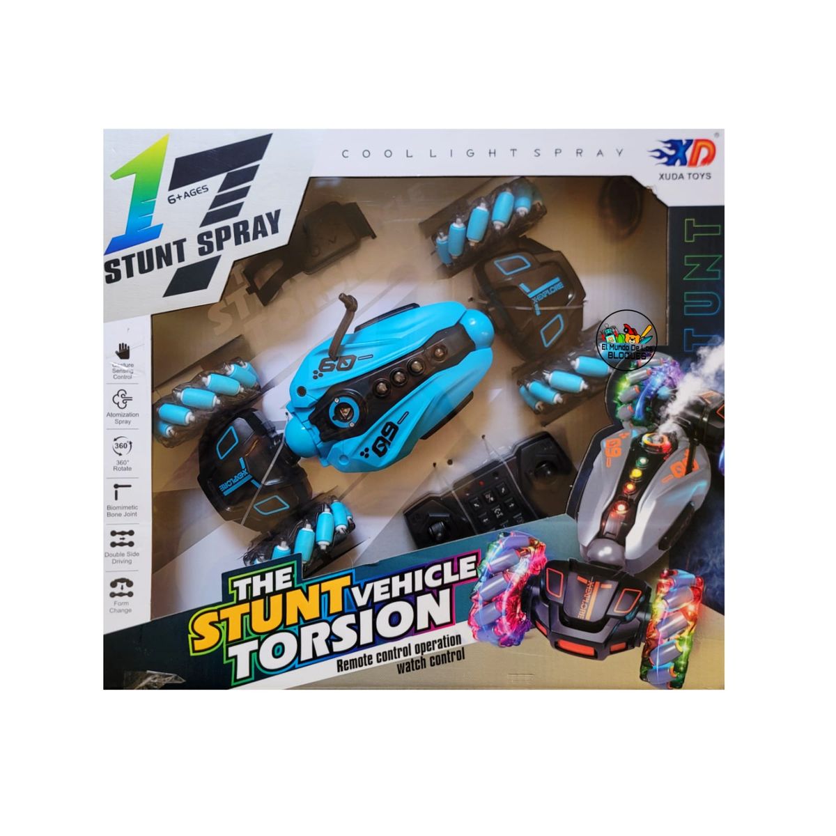 1ST CHOICE - auto acrobatico 360 grados bota humo con sensor de mano