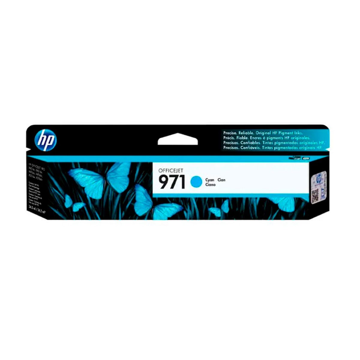 HP - TINTA HP CN622AM 971 DE 2500 PAG COLOR CIAN PN CN622AM