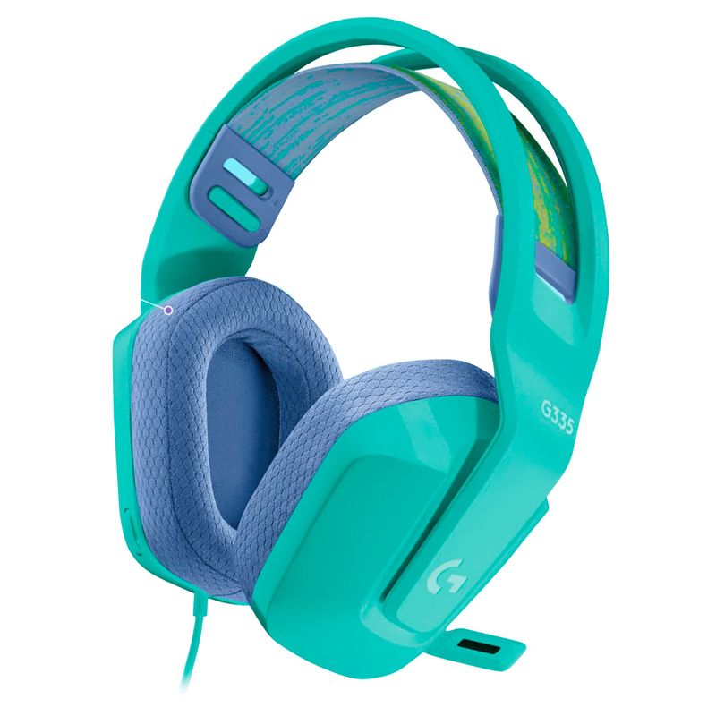 LOGITECH - AUDIFONO GAMER LOGITECH G335 CON MICROFONO MINT