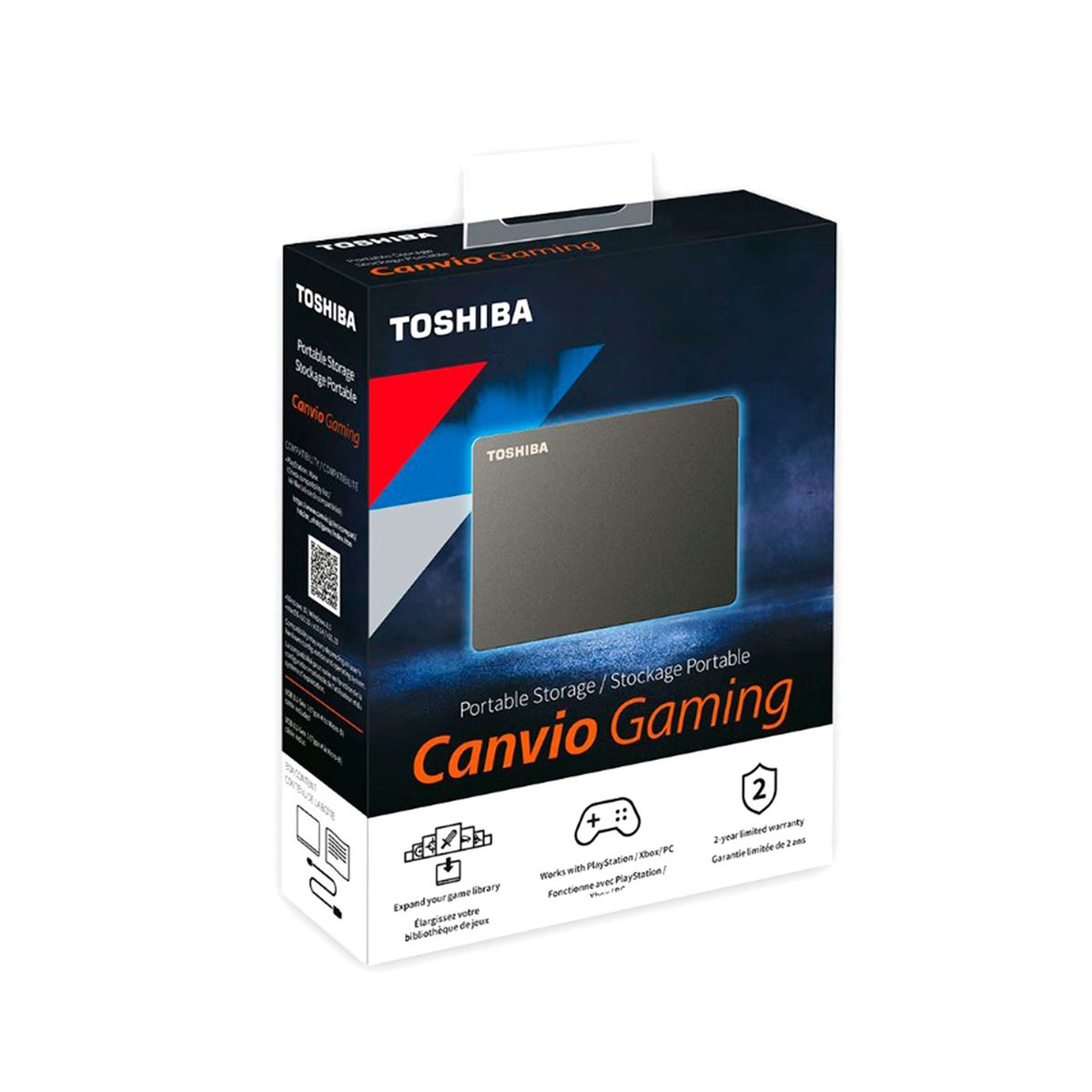 TOSHIBA - DISCO DURO EXTERNO TOSHIBA CANVIO GAMING 4TB 25 PN HDTX140XK3CA