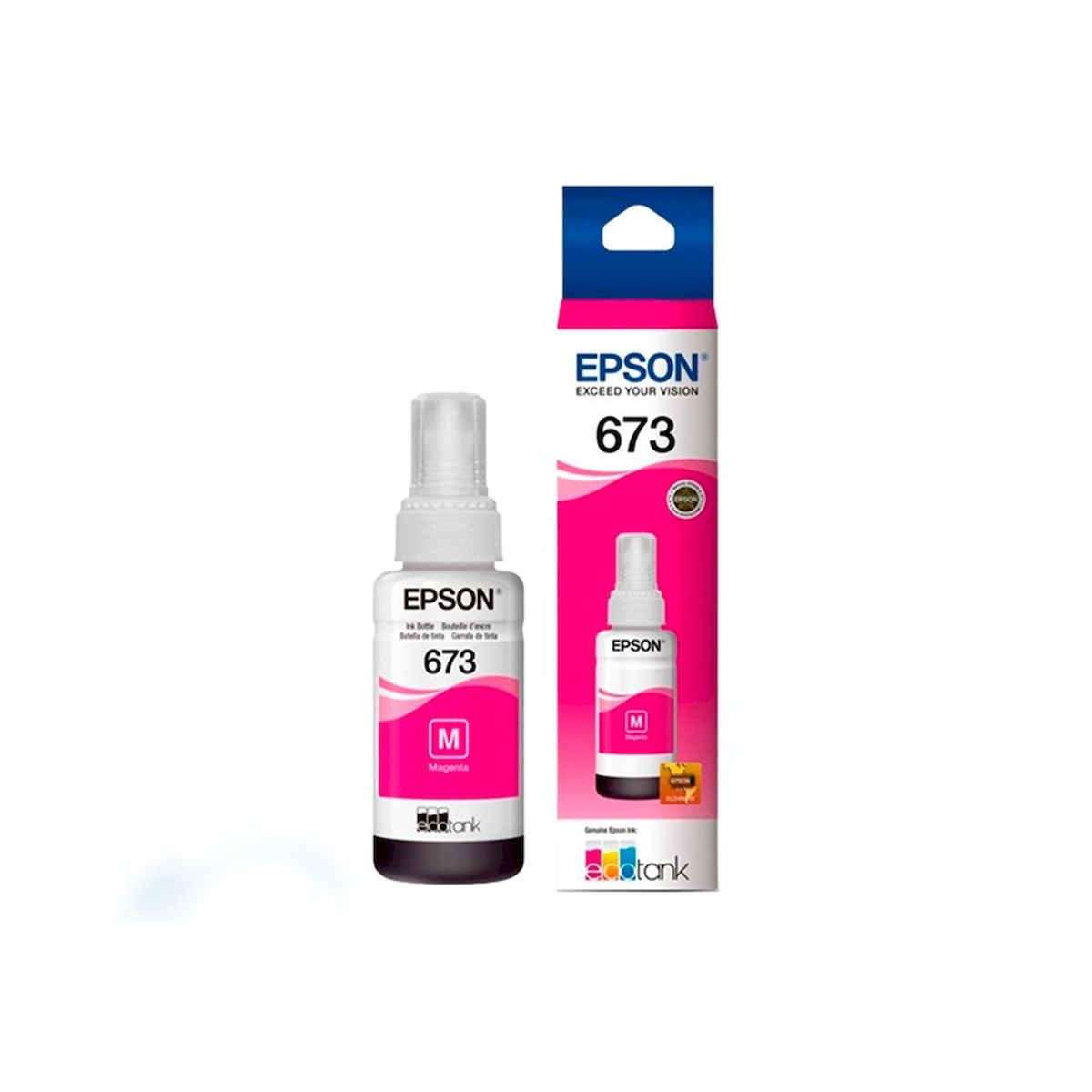 EPSON - Tinta Epson T673 70ml L800 L805 L810 L1800 L850 Color MAGENTA