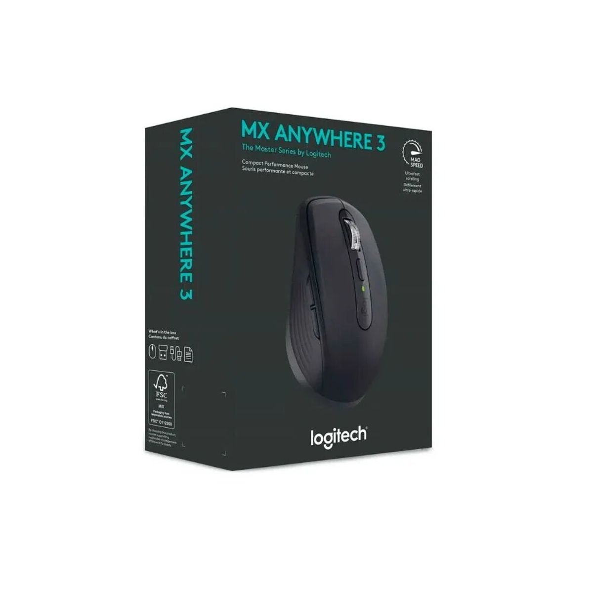 LOGITECH - Mouse Logitech MX ANYWHERE 3 Wireless Bluetooth Negro