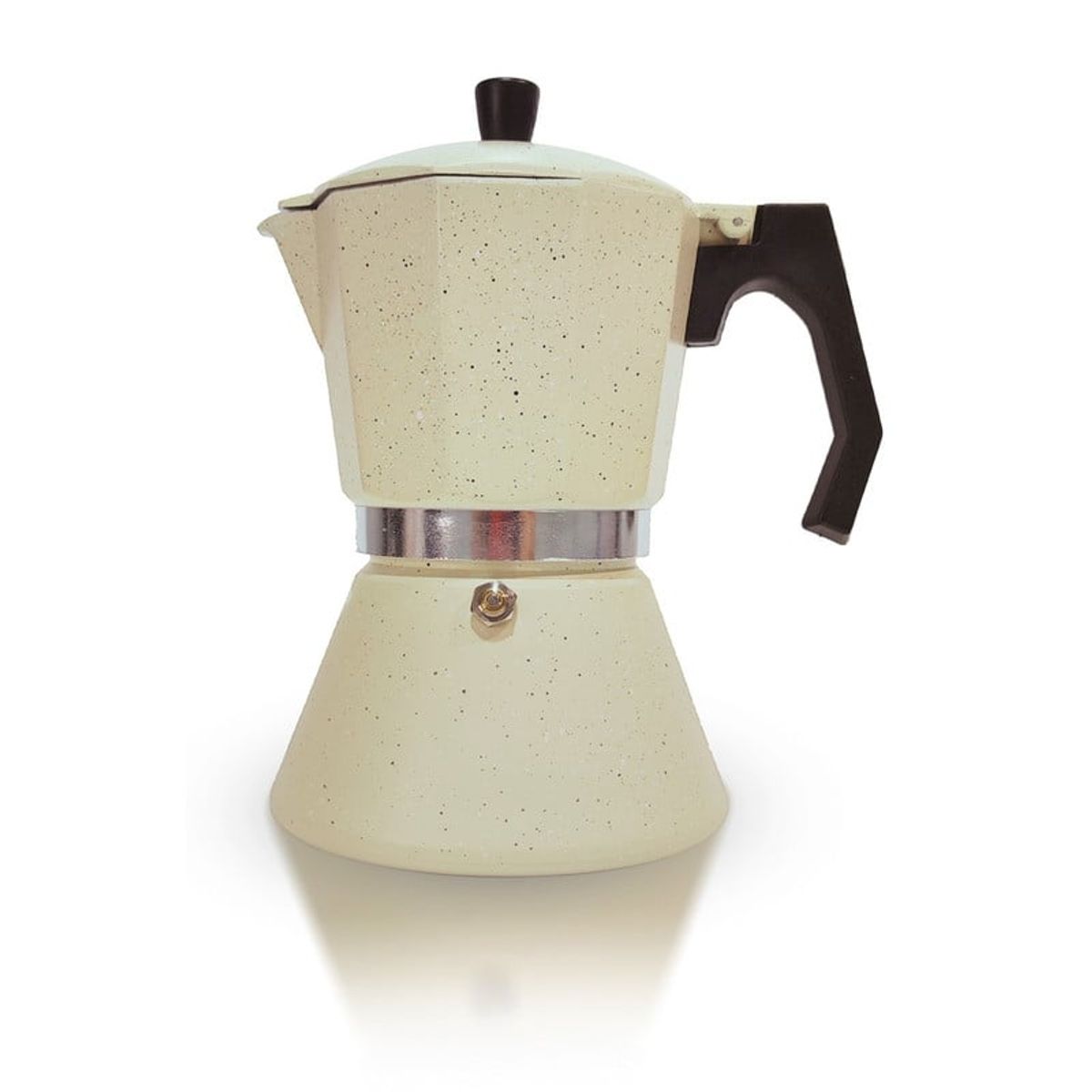 PENTHA - Cafetera Moka Italiana para Cocina de Inducción 12 Tzs Espresso Crema