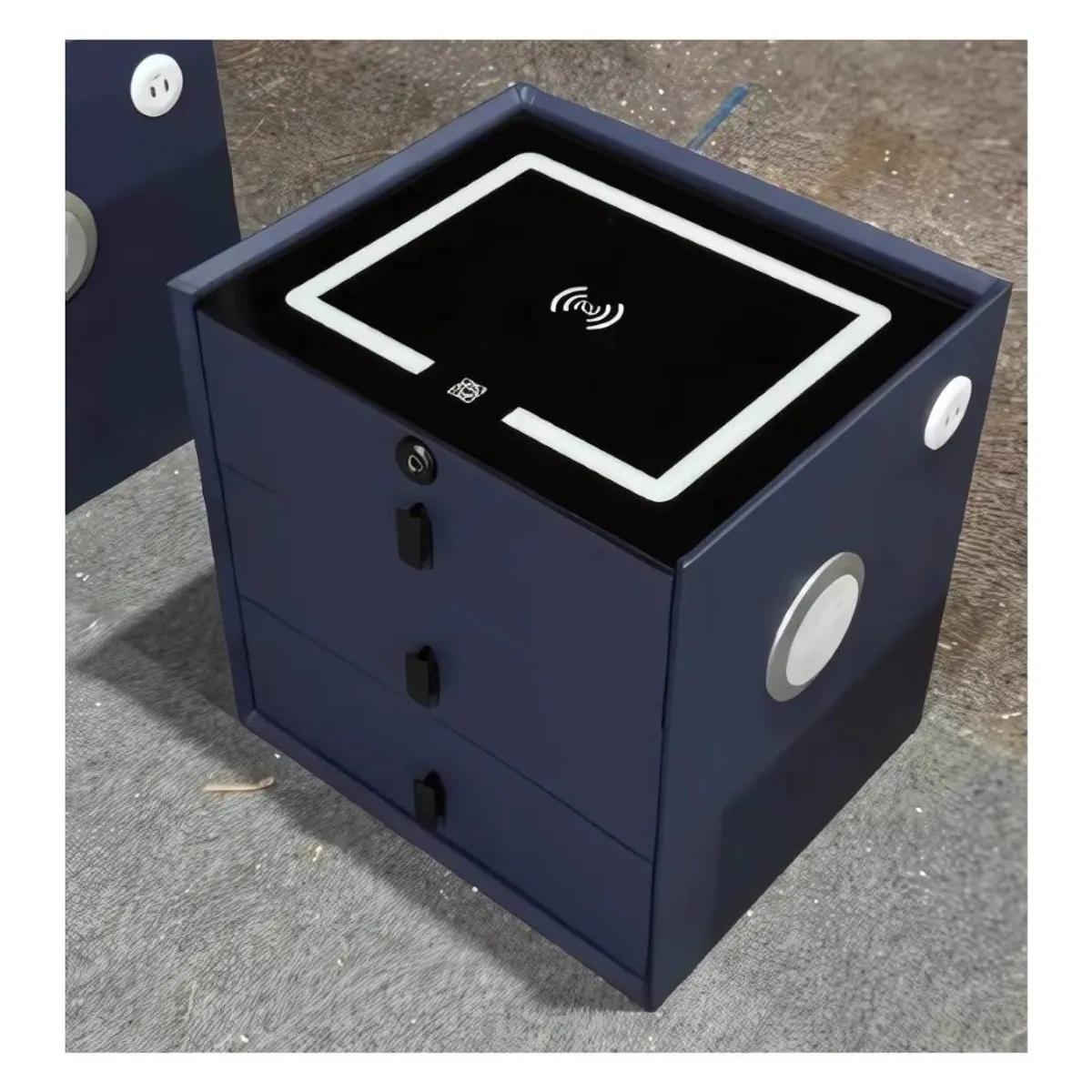 SHEEPBUSTER - Mesa de Noche Inteligente Multifuncional 5 en 1 Azul