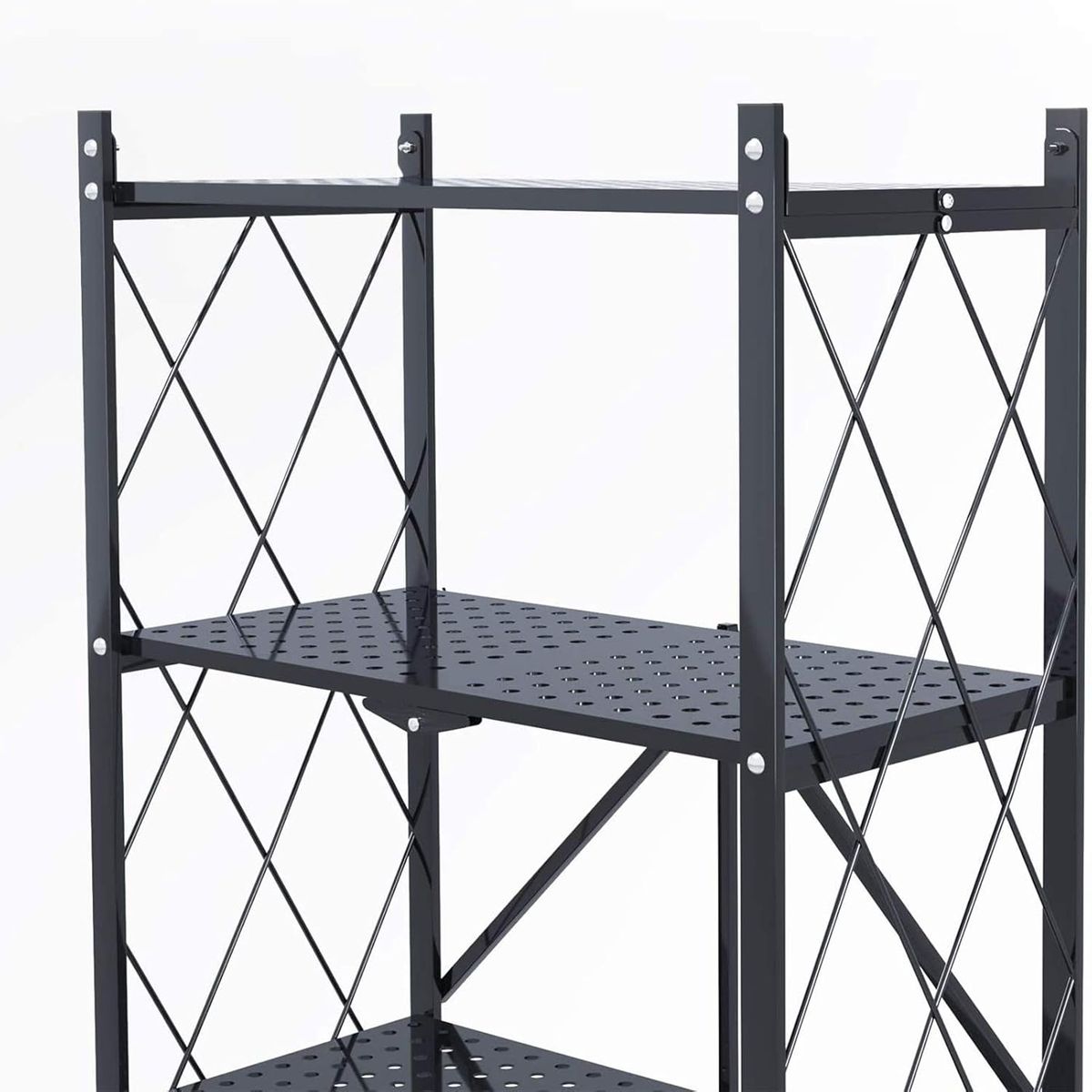 GENERICO - Estante De Cocina Plegable Verduras Frutero 4 Niveles Multiuso Calidad