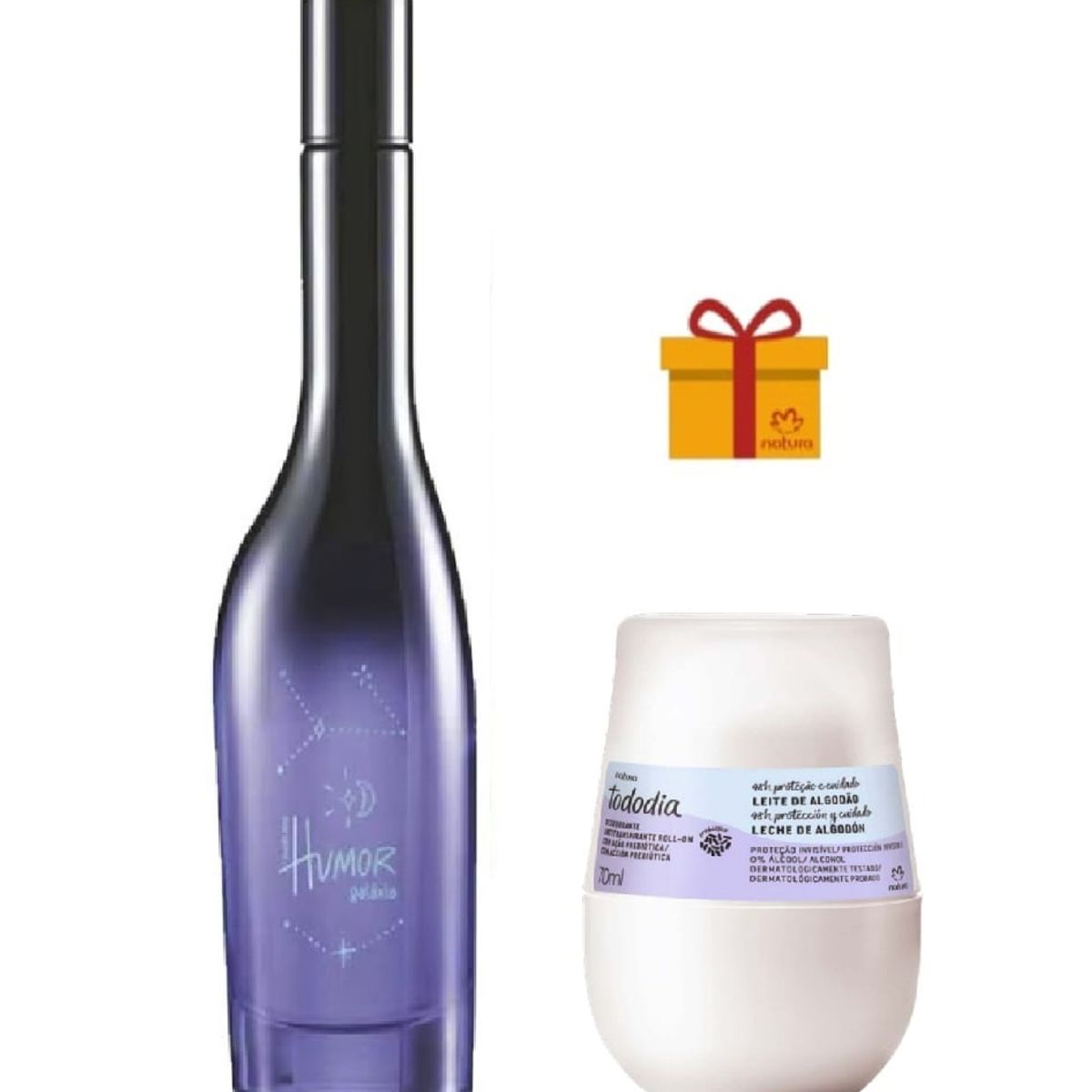NATURA - Humor Galaxia 75ml Natura + desodorante roll + regalito
