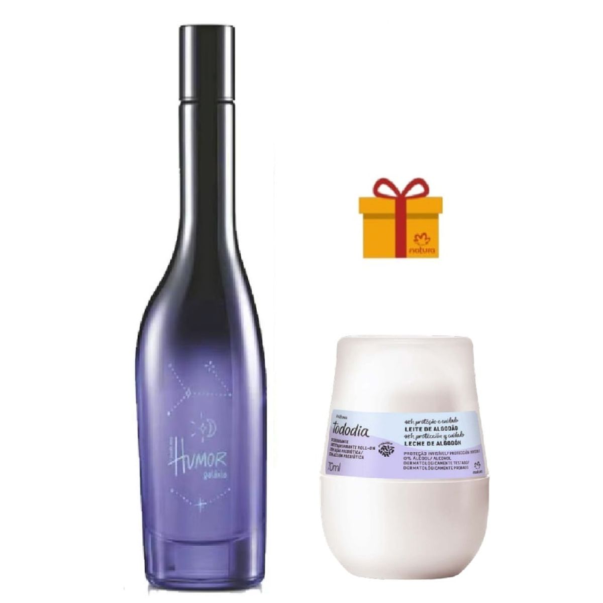 NATURA - Humor Galaxia 75ml Natura + desodorante roll + regalito