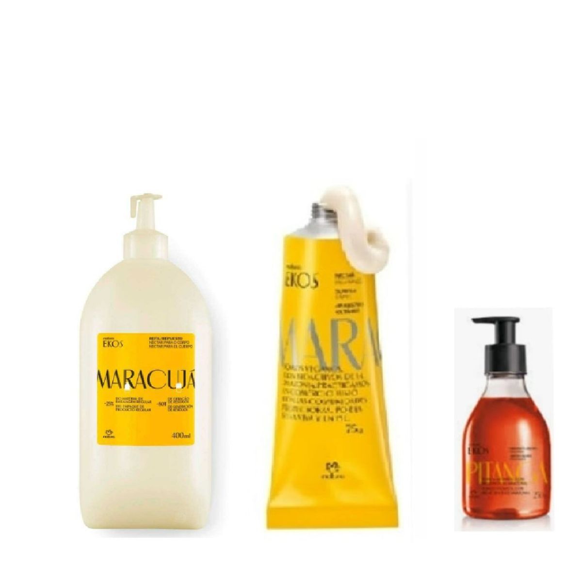 NATURA - Kit Ekos crema corp repuesto + jabon liq + crema para manos