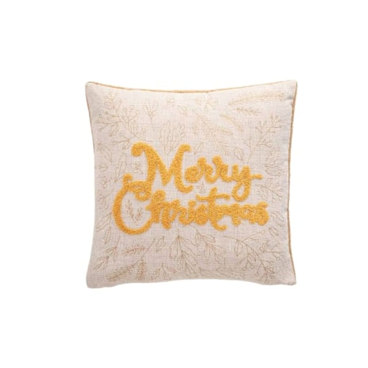 GENERICO - Funda maiz Merry Christmas bordado 40x40cm - Nordico