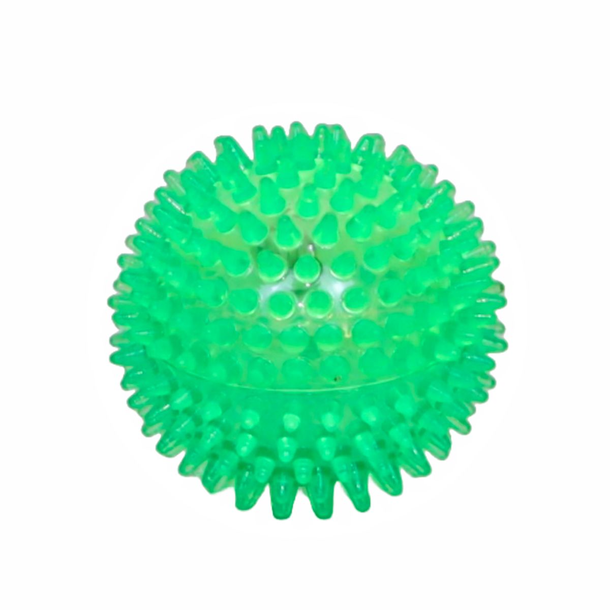 GENERICO - PACK DE 3 BOLAS DE ESPINAS DE JUGUETE CON SONIDO - VERDE