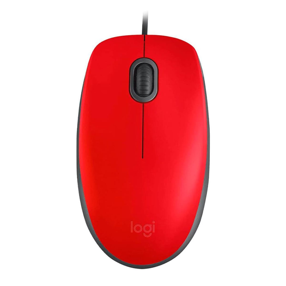LOGITECH - MOUSE LOGITECH M110 SILENT RED USB