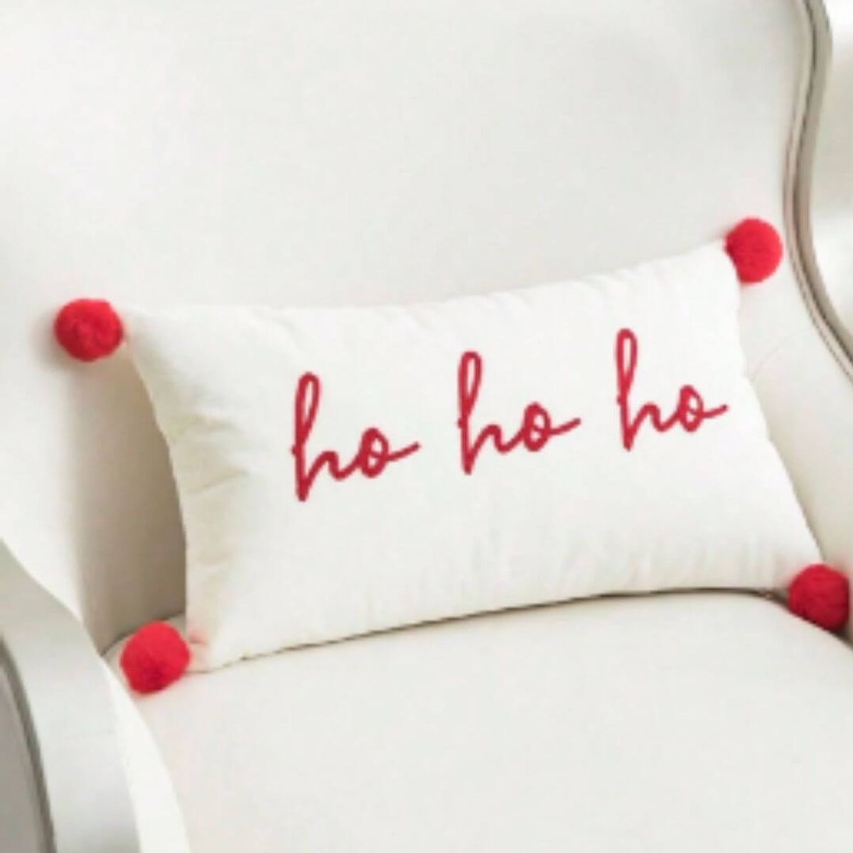 GENERICO - Cojin Navideño Ho-Ho-Ho Cojin Navidad Alto Relieve - 30x50 cms