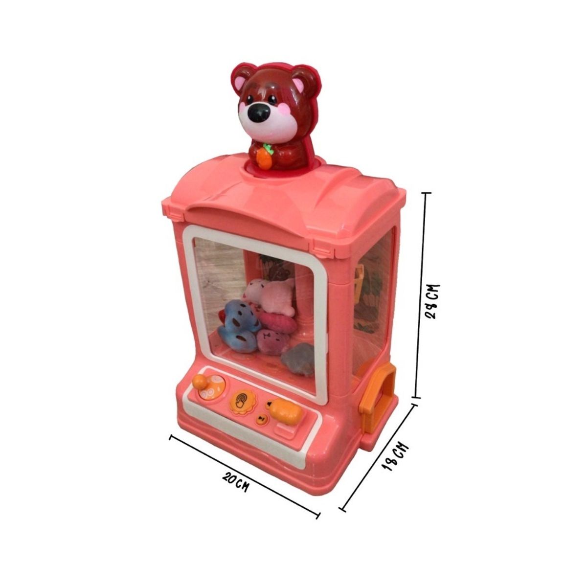 GENERICO - MÁQUINA ATRAPA PELUCHES VERSIÓN MINIATURA