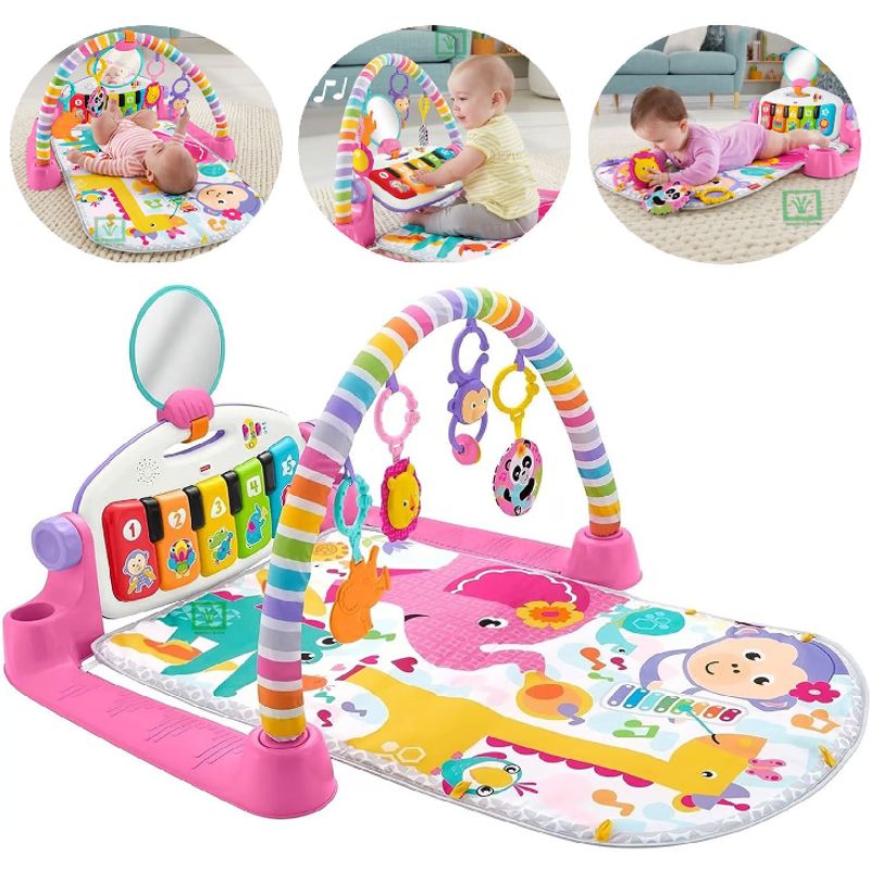 IDEAL - Gimnasio Piano Pataditas Con Luces Musical Y Espejo