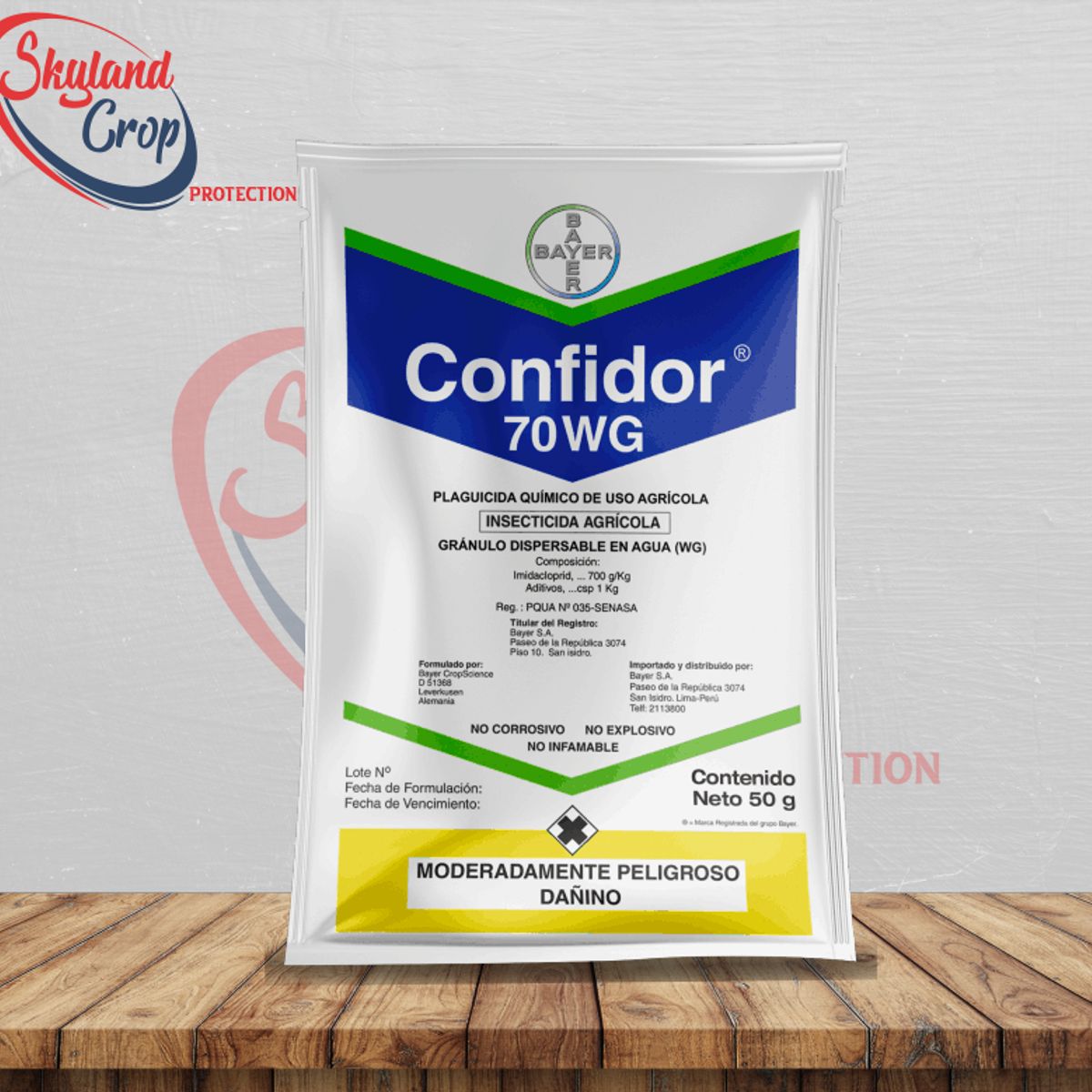 GENERICO - CONFIDOR 70 WG - 50g  INSECTICIDA AGRÍCOLA