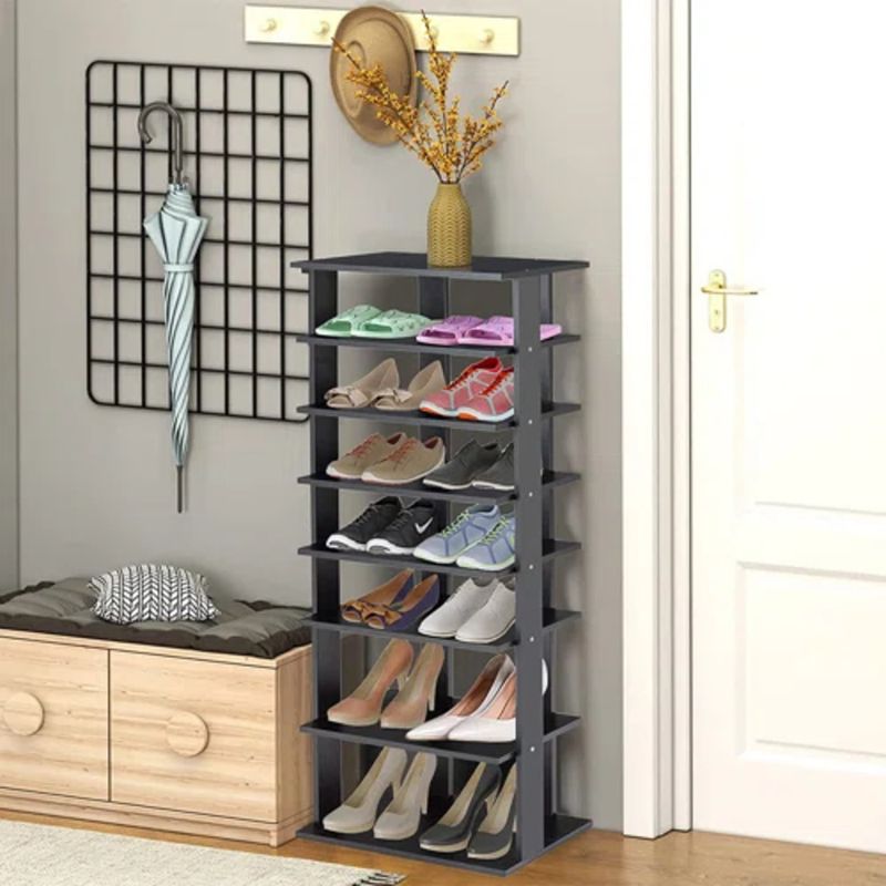 TU MESITA - Zapatera Abierta Kiel Doble Negro TU MESITA