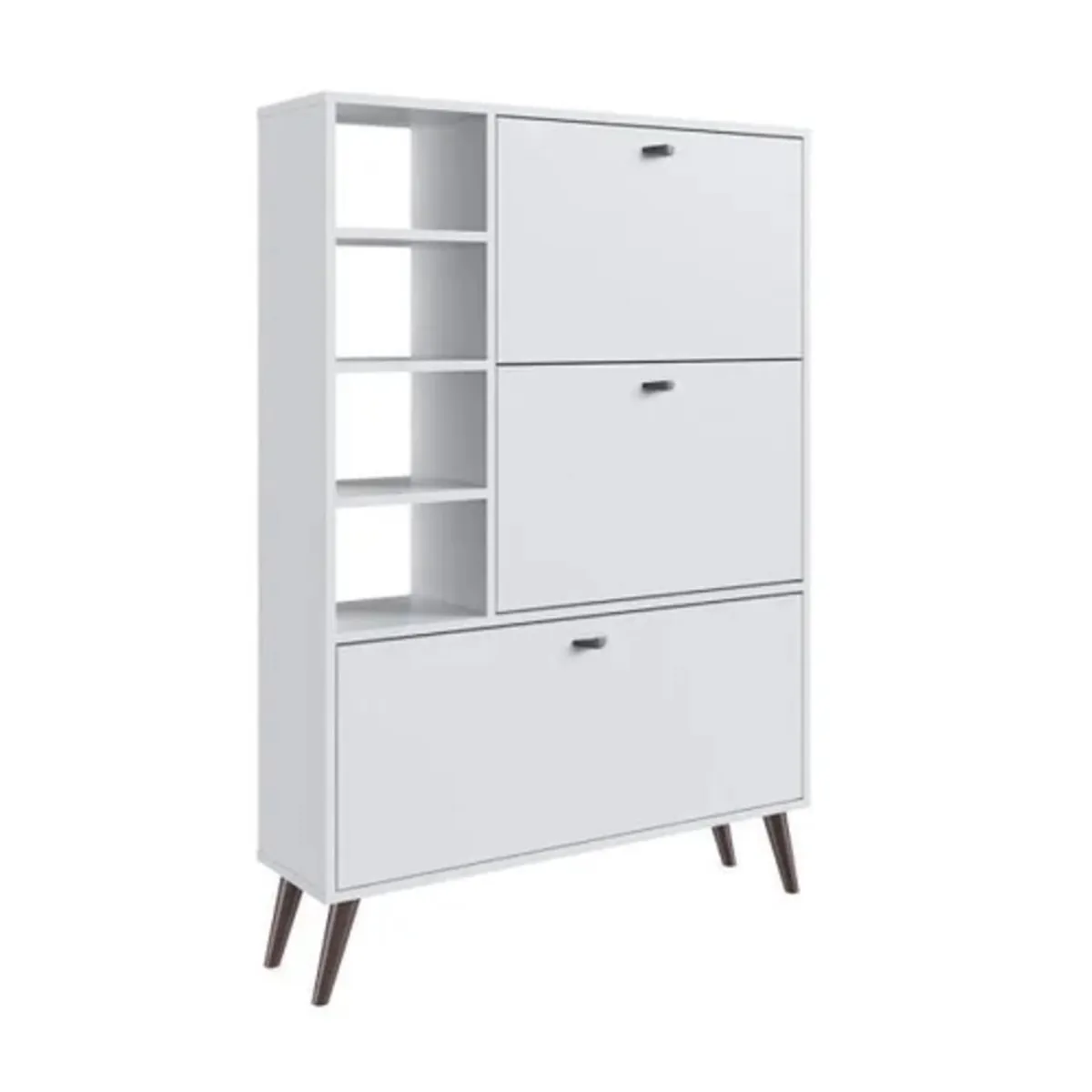 TU MESITA - Zapatera Moderna Adel Blanco 90cm TU MESITA