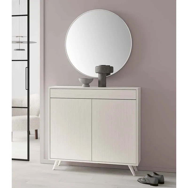 TU MESITA - Zapatera Moderna Angela color Blanco TU MESITA