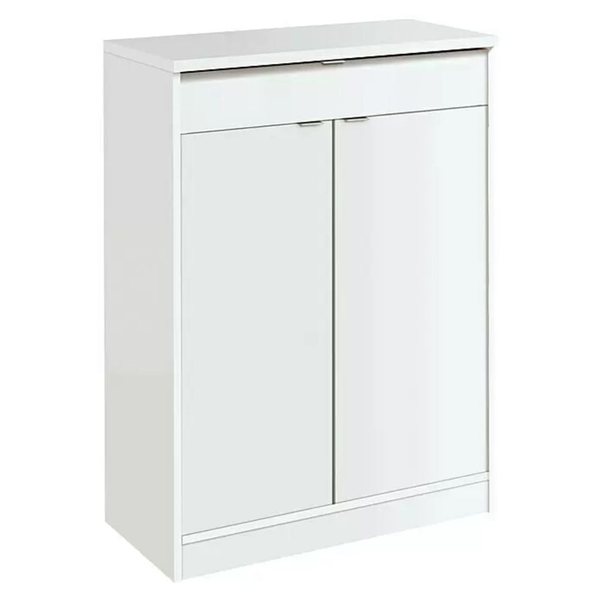 TU MESITA - Zapatera Moderna Berlina color Blanco TU MESITA 2 puertas 1 Cajón