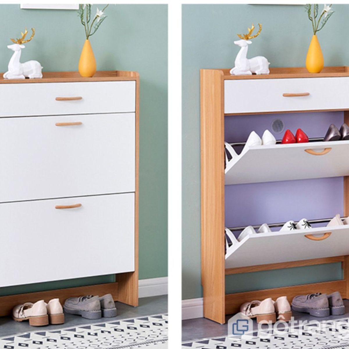 TU MESITA - Zapatera Moderna Aracelly 70cm TU MESITA