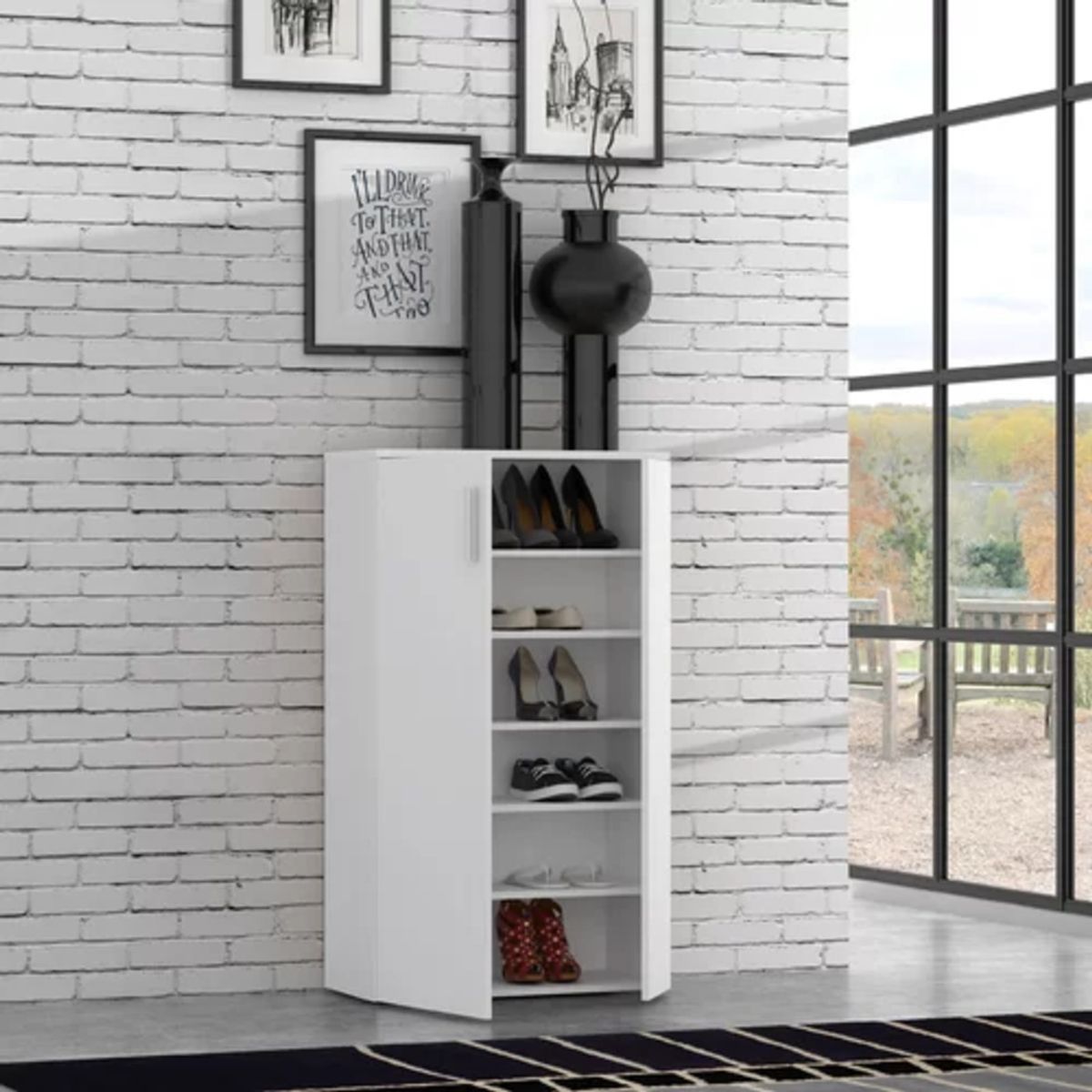 TU MESITA - Zapatera Moderna Kassel Blanco TU MESITA