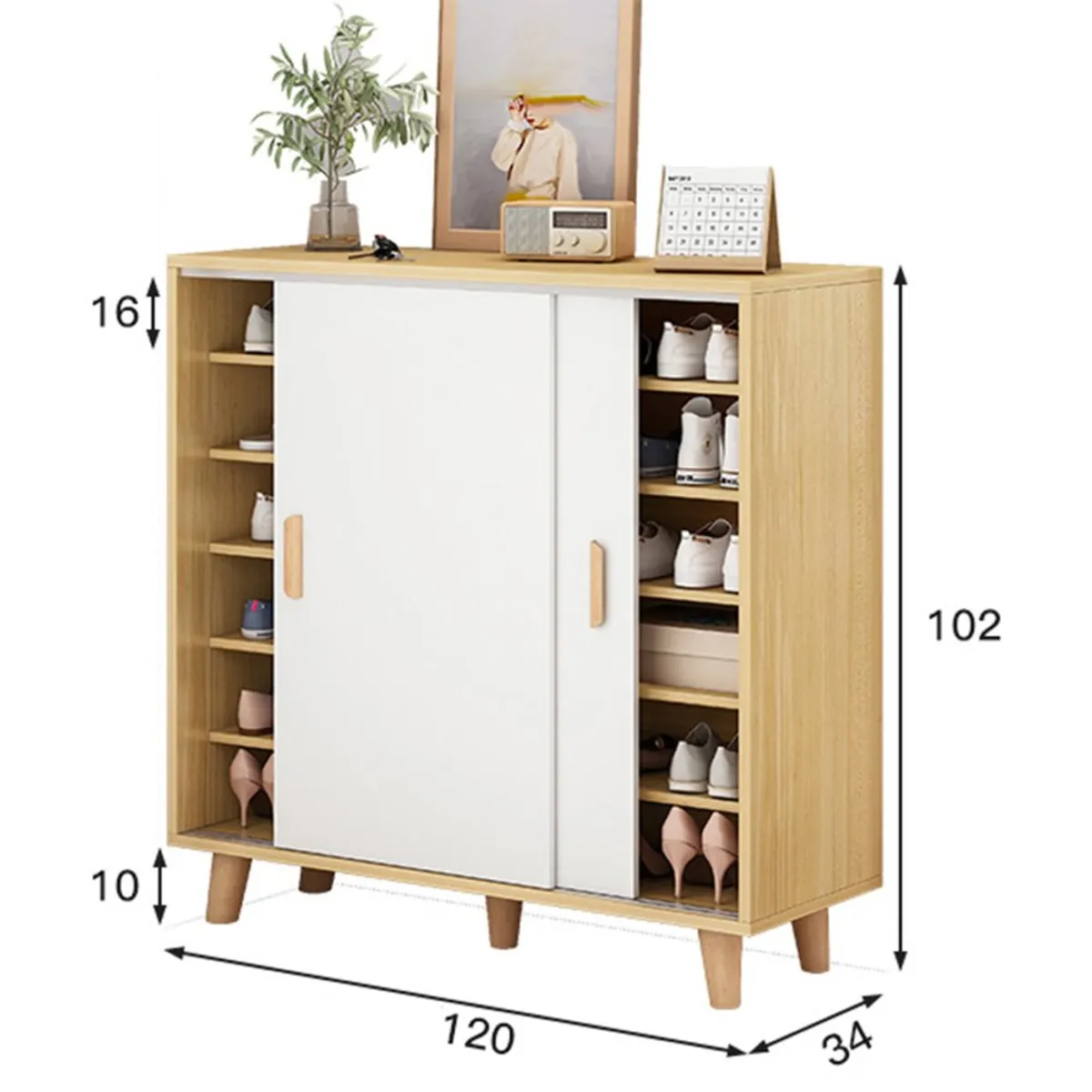 TU MESITA - Zapatera Vintage Laia 120cm TU MESITA