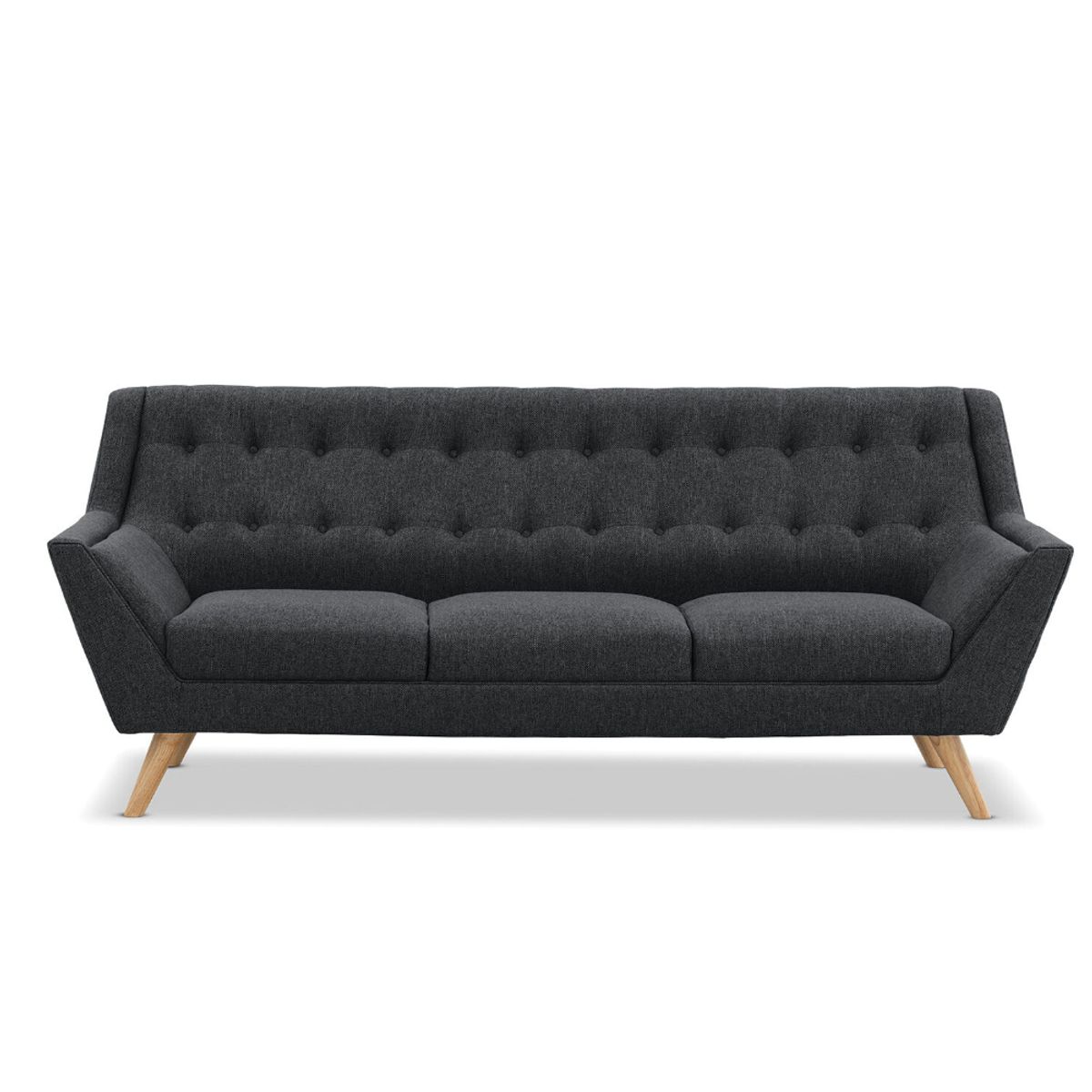 SHEGOSE - SG SOFA 3 CUERPOS JORIM GRIS OSCURO