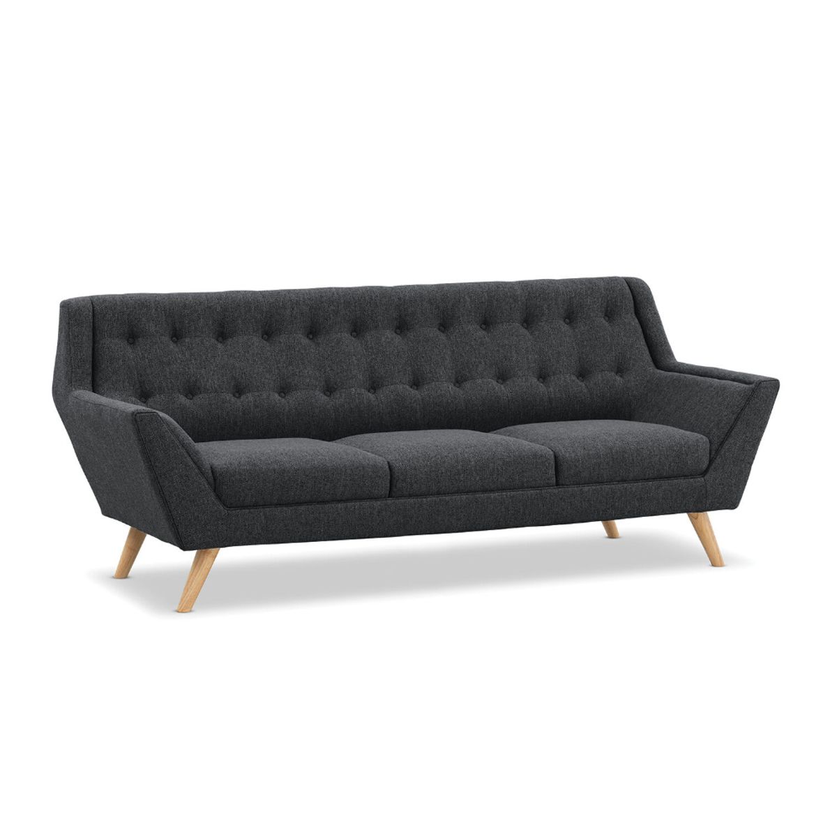 SHEGOSE - SG SOFA 3 CUERPOS JORIM GRIS OSCURO