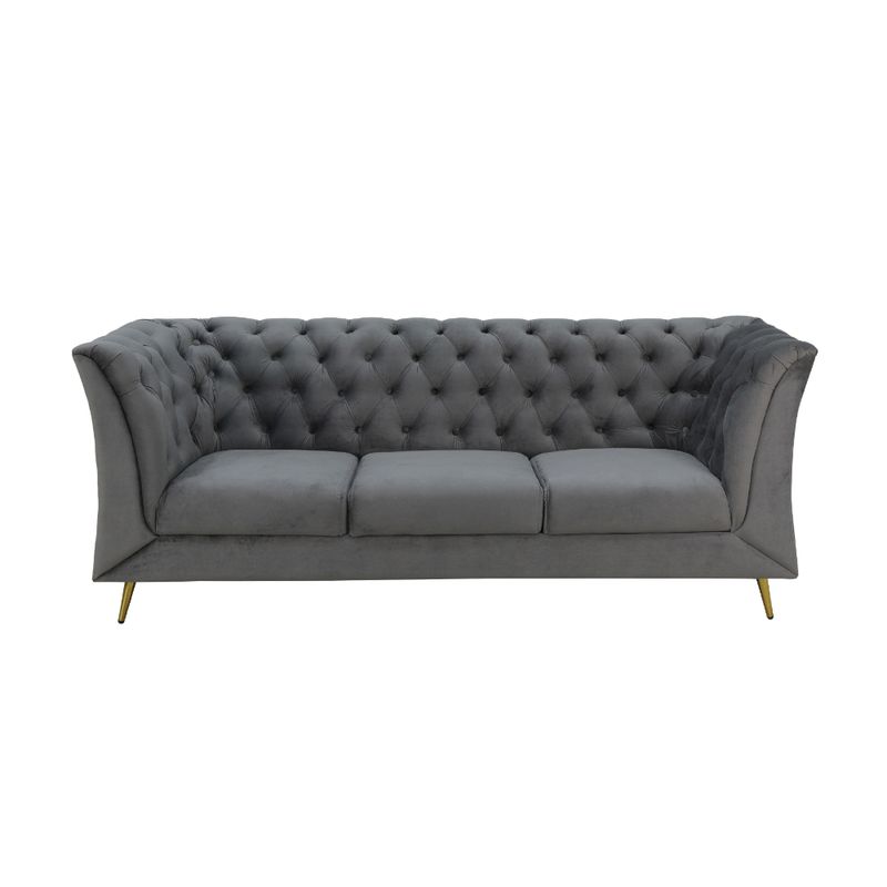 SHEGOSE - SG SOFA 3 CUERPOS BAROS GRIS
