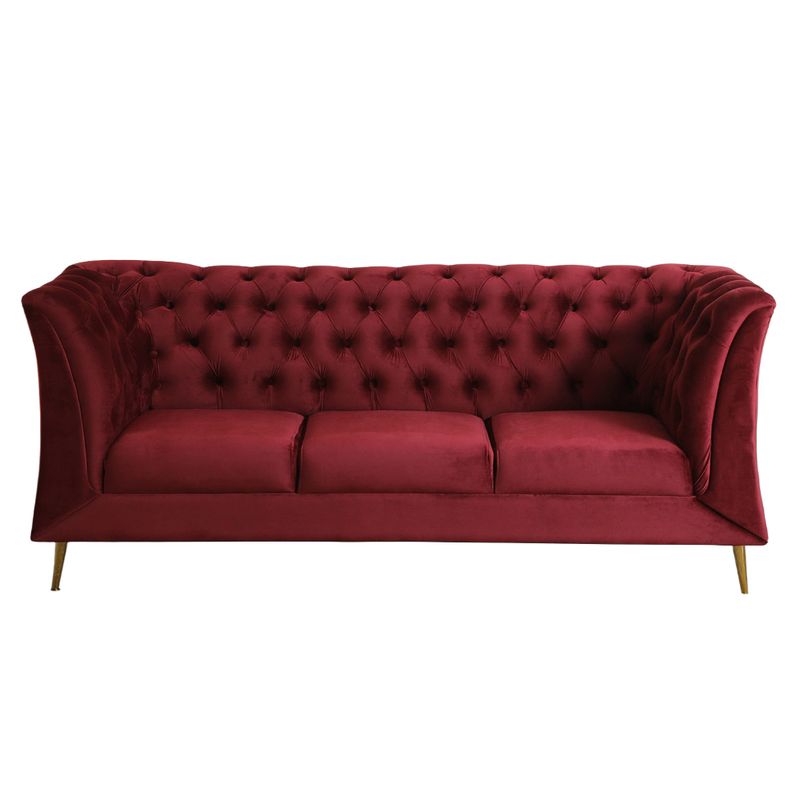 SHEGOSE - SG SOFA 3 CUERPOS BAROS VINO