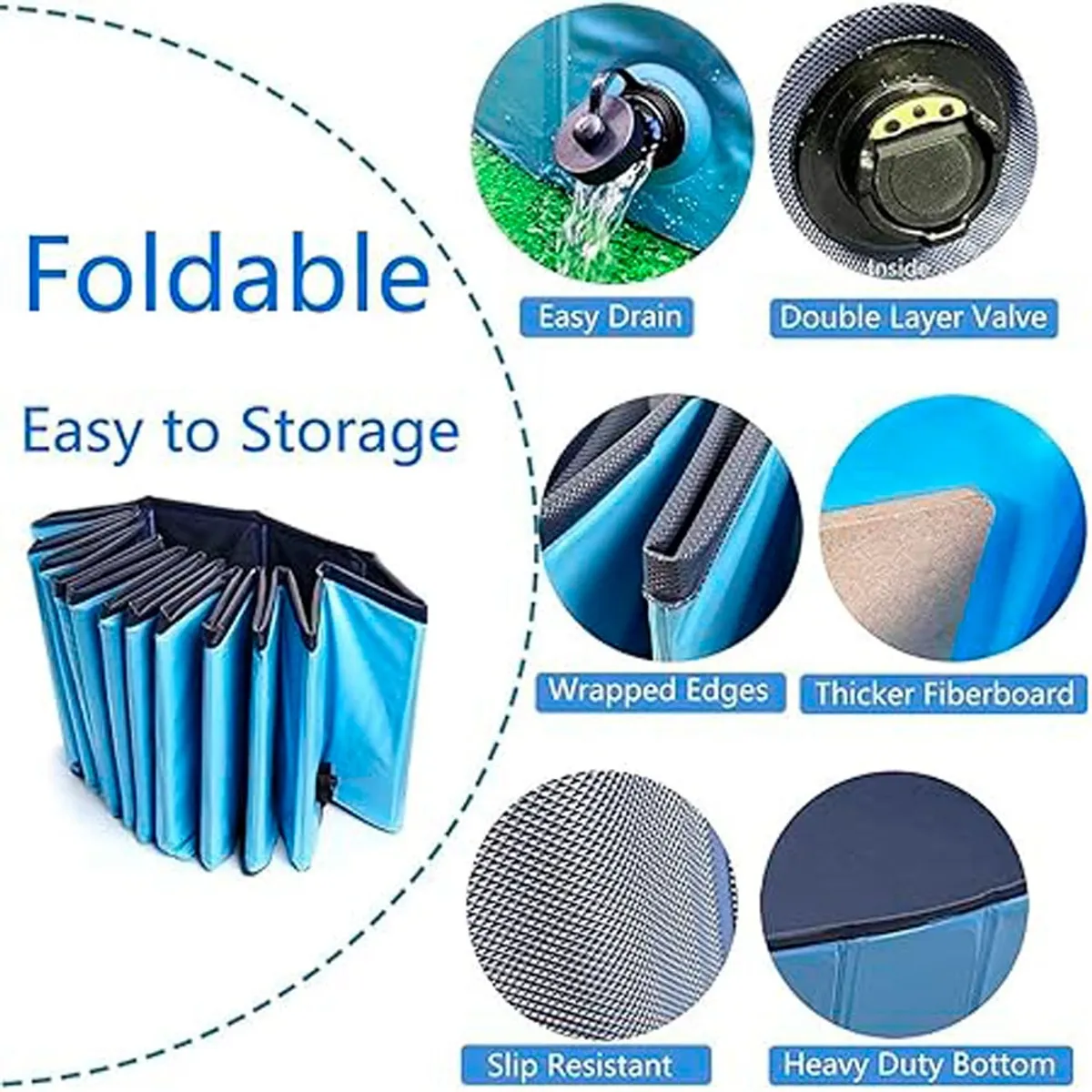 QUE PATAS PET SHOP - Piscina para Mascotas