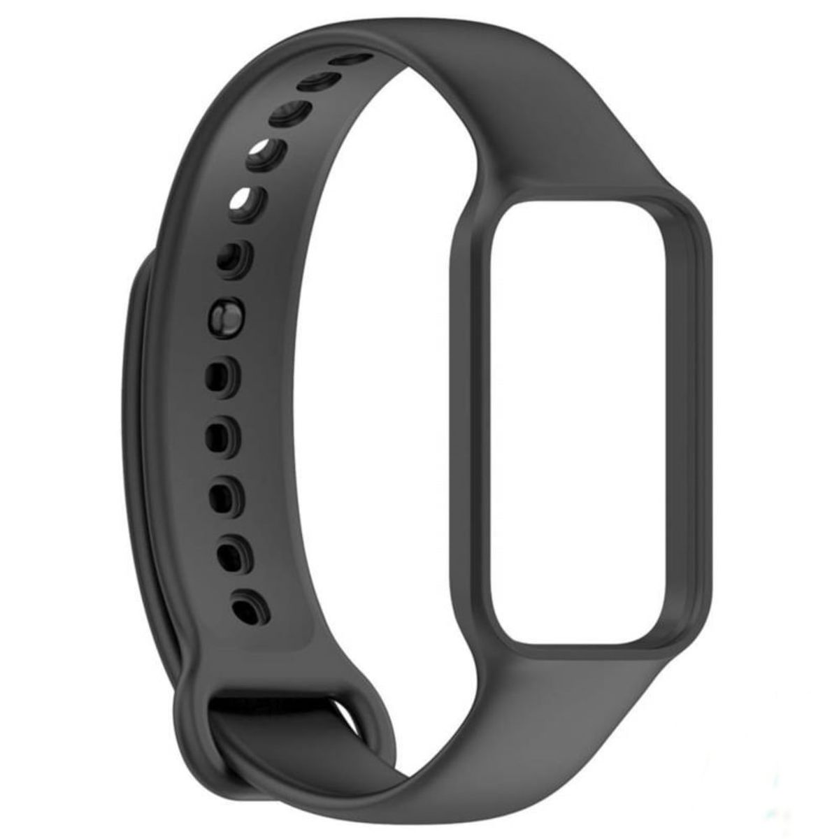 GENERICO - Correa Silicona para Mi Band 8 Active Y Smart band 2 - Negro