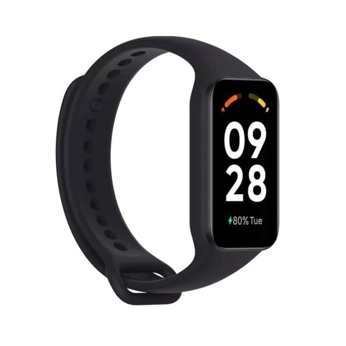 GENERICO - Correa Silicona para Mi Band 8 Active Y Smart band 2 - Negro